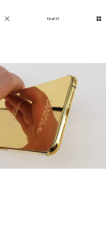 24K Gold iPhone Xs 256GB Unlocked for Worldwide usage - Custom