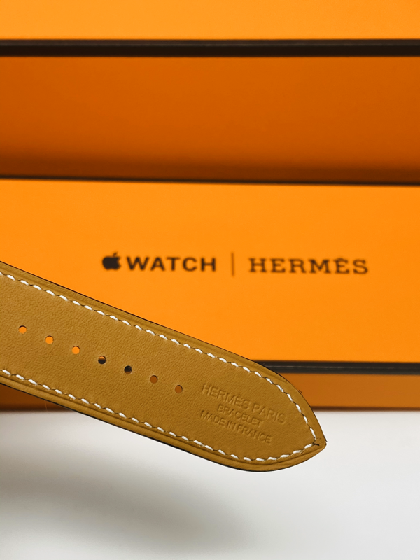 Apple Watch Series 6 Hermes 44mm Ebene Barenia Deployment 24K Custom Gold  Plated