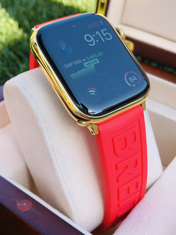 Custom 24k Gold Apple Watch Series 7