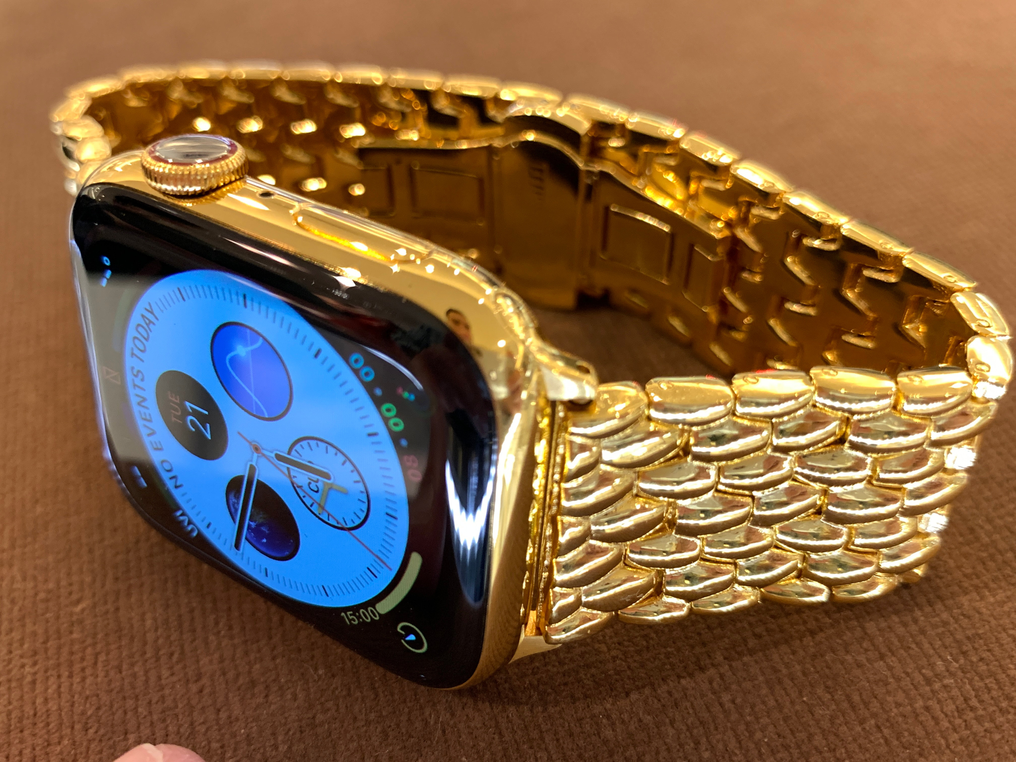Limited Edition 24K Gold Plated Apple Watch Series 4 Custom
